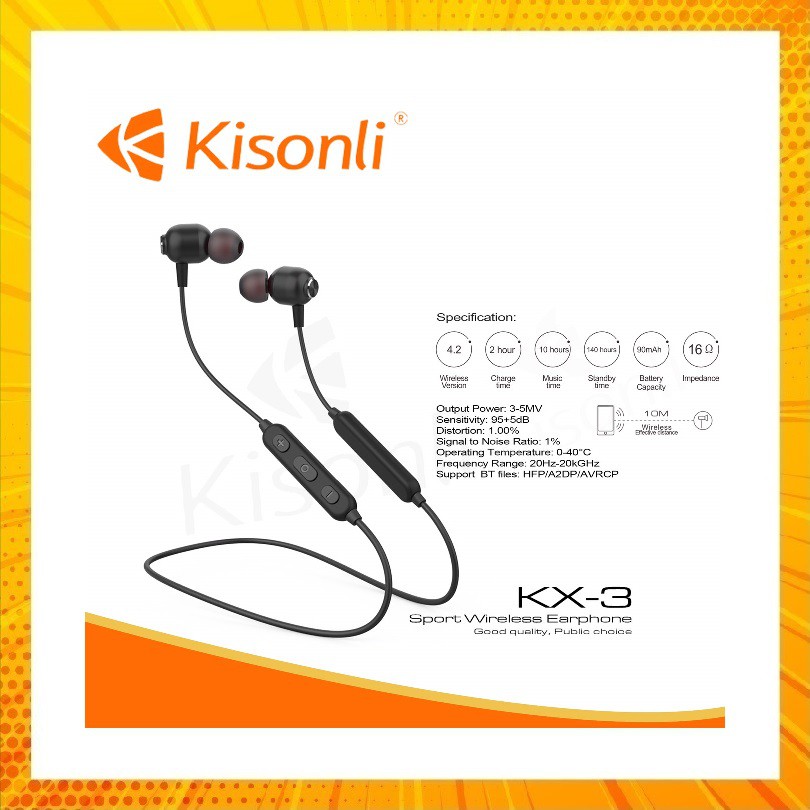 Tai Nghe Bluetooth Kisonli KX-3