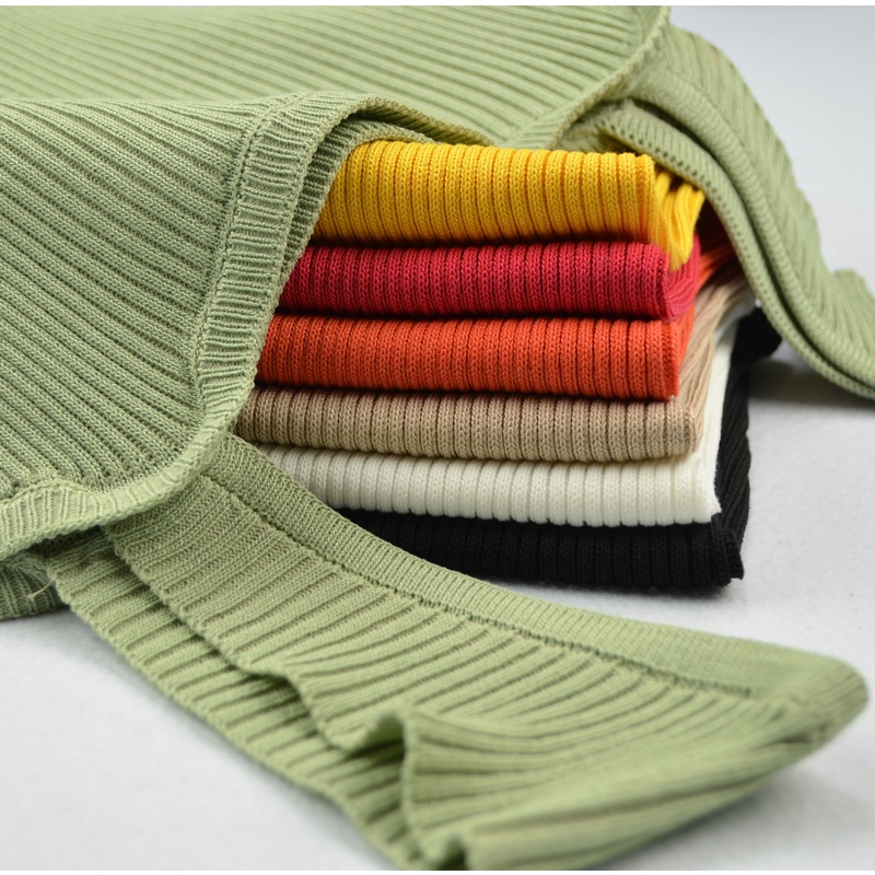 SUXI Áo Dệt Kim Hai Dây Màu Sắc Thời Trang Mùa Hè Dễ Phối Đồ Cho Nữ