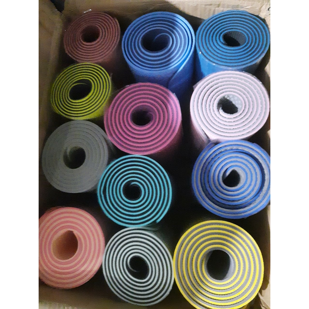 thảm tập yoga 2 lớp dày đẹp tiện dụng