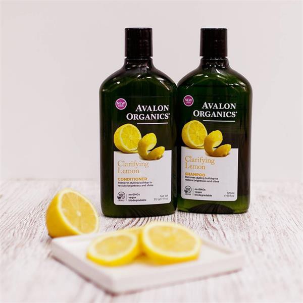 [Avalon organics] Dầu gội xả hữu cơ làm sáng tóc từ chanh Avalon