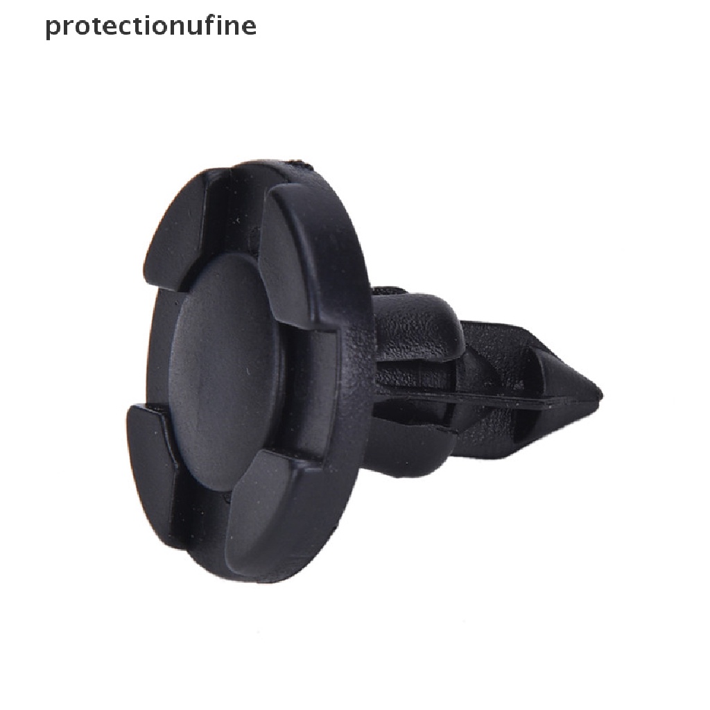 Bộ 50 Đinh Tán Nhựa 8mm Màu Đen Cho Xe Hơi Fender