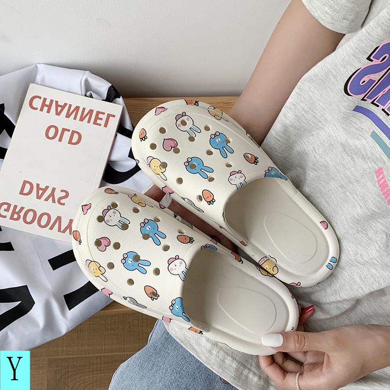 Dép Bít Mũi Đế Bằng Chống Trượt Thời Trang Xuân Hè 2021 Dễ Thương Cho Nữ