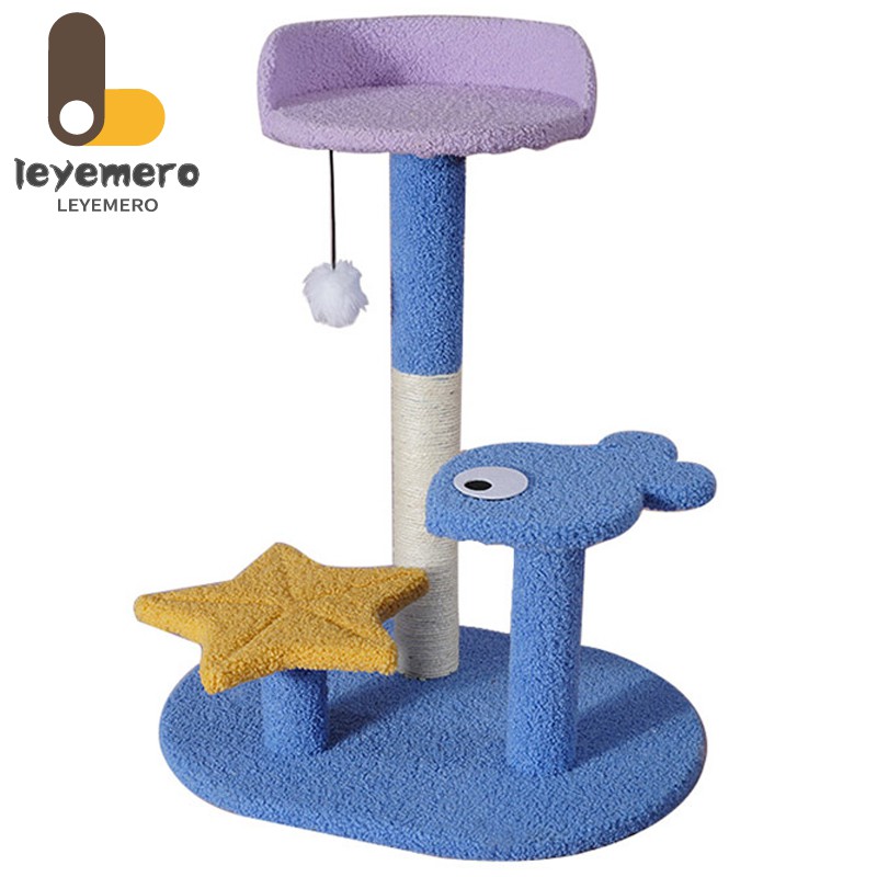 Fish Bubble Cat Tree Tower Cat Bed House Cat Climbing Frame Grinding Claw Cat Toy