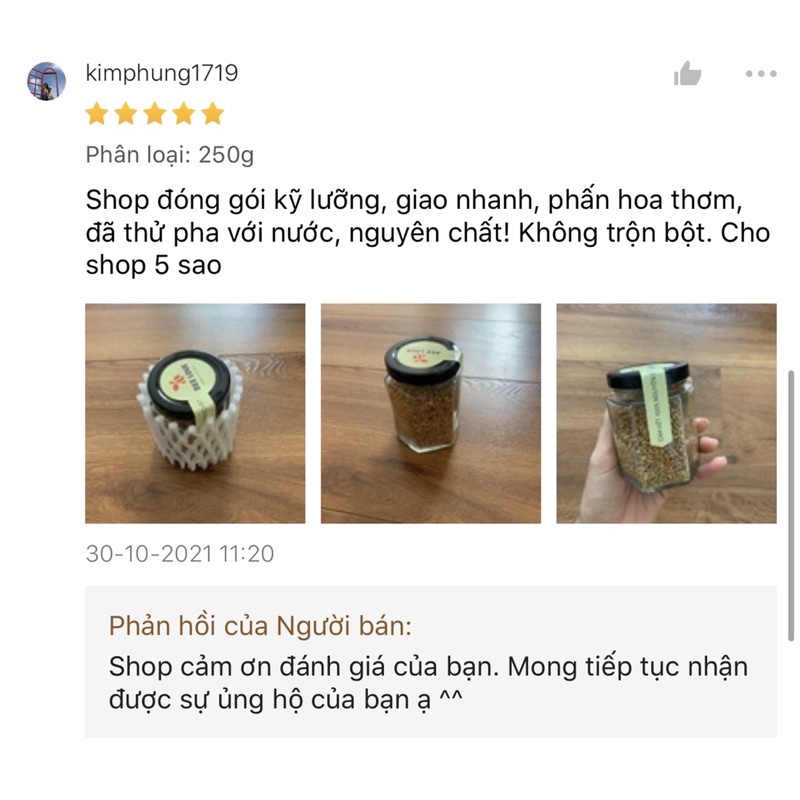 Phấn hoa mật ong nguyên chất BEE LOVE 100% tự nhiên không qua xử lý công nghiệp tốt cho sức khỏe