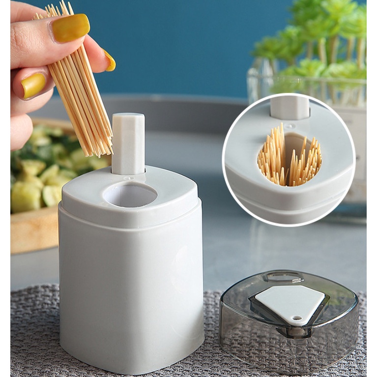 Hộp đựng tăm lúa mạch tự động cao cấp hiện đại