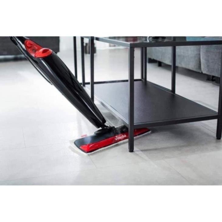 Cây Lau nhà hơi nước, máy lau nhà hơi nước 100 độ C Vileda chữ nhật 2 khăn, khử khuẩn nhập khẩu chính hãng ĐỨC