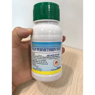 Thuốc diệt muỗi map permethrin 55 ec chai 250ml- chế phẩm diệt muỗi hữu hiệu