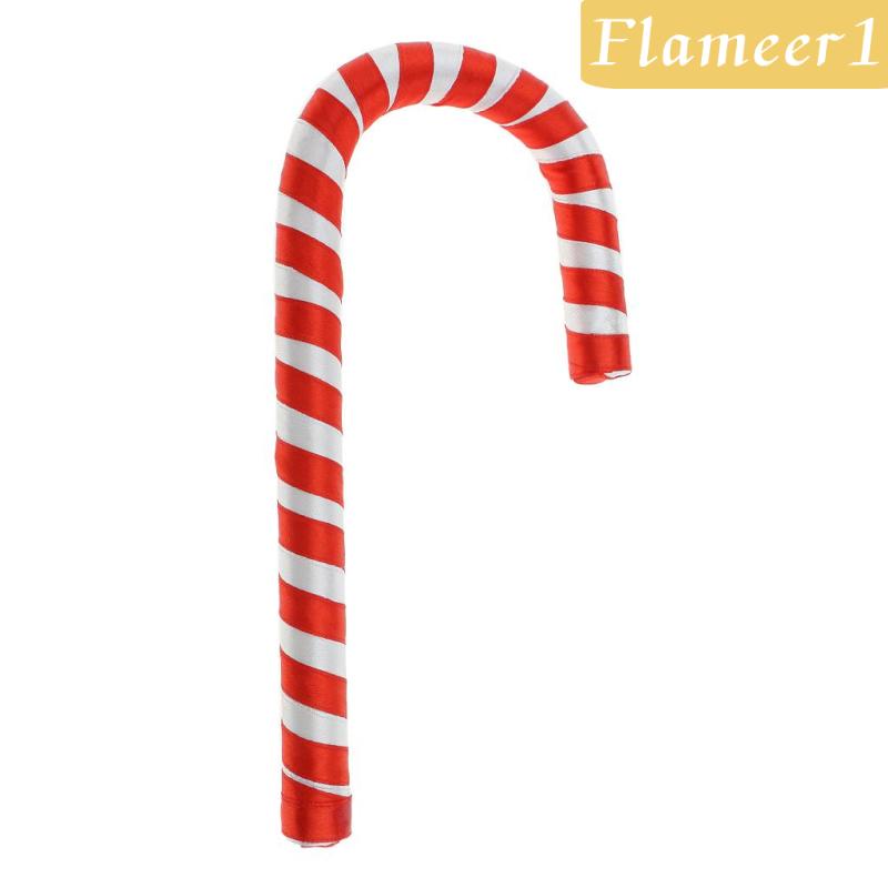 [Flameameer1] Cây Kẹo Giáng Sinh Bằng Nhựa Màu Đỏ