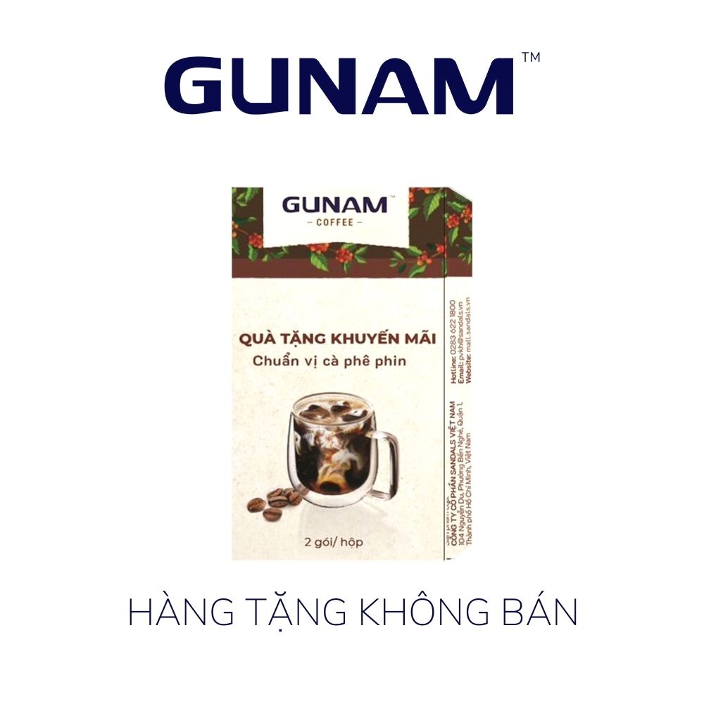 GIFT_Cà phê hoàn tan Gunam đậm vị (Mẫu thử)