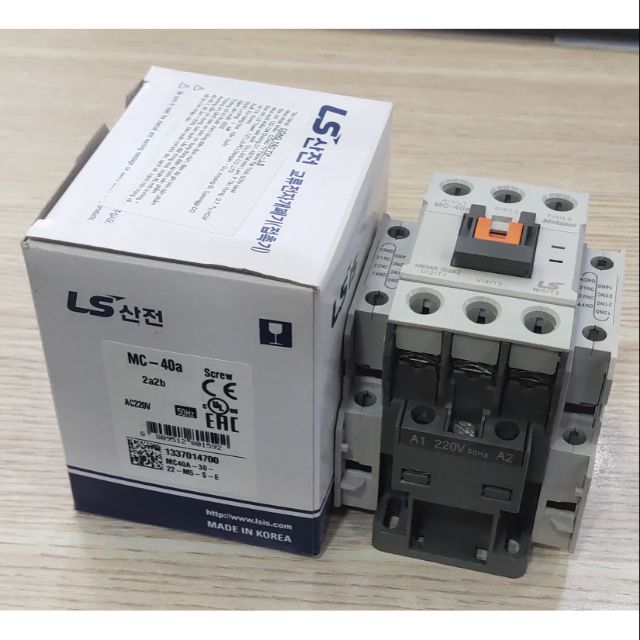 Contactor khởi động từ 40A MC-40a LS