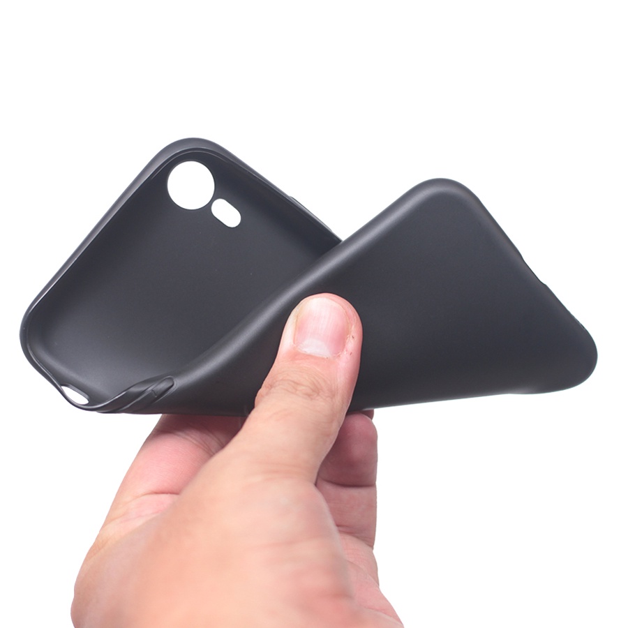 Ốp lưng Iphone 4 4s 5 6 7 8 Plus X XS Max Xr 11 12 13 Mini Pro Max silicon dẻo đen Handtown