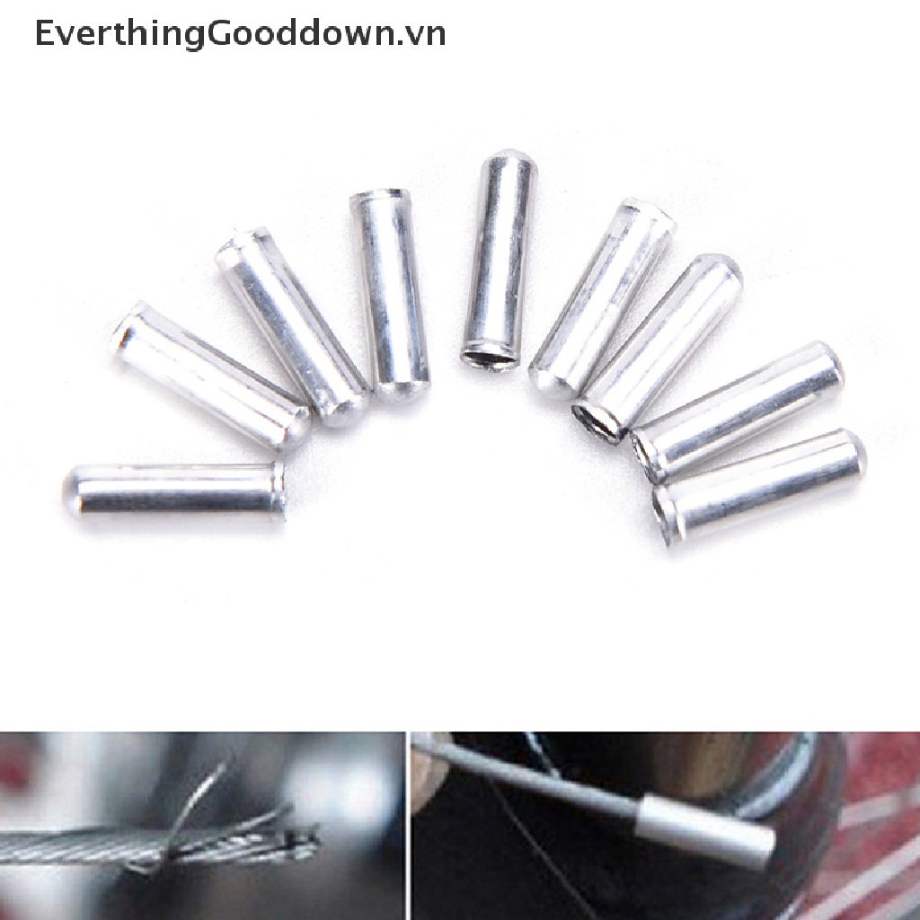 Everthinggooddown 100 Cái Đầu Dây Cáp Bên Trong Của Bánh Răng Xe Đạp