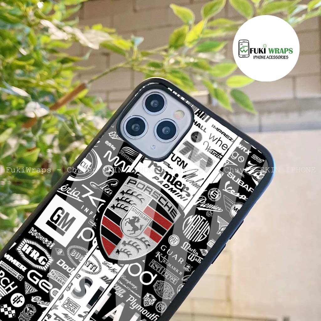 Ốp Lưng Kính Cường Lực / Case LOGO Chống Vỡ Dành Cho 13ProMax 12ProMax 11ProMax X XSMAX Fukishop