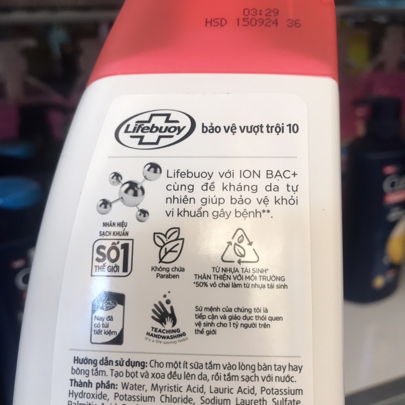 Sữa tắm Lifebuoy bảo vệ vượt trội 250g