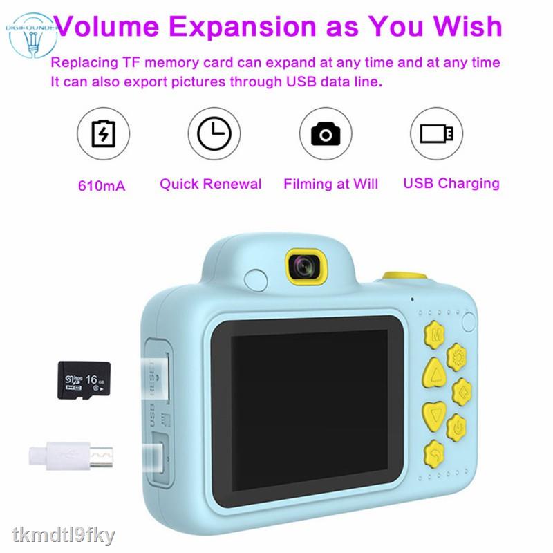 GENUINE Máy Ảnh Kỹ Thuật Số Mini 2.4 Full Hd 1920x1080 Cho Bé | BigBuy360 - bigbuy360.vn