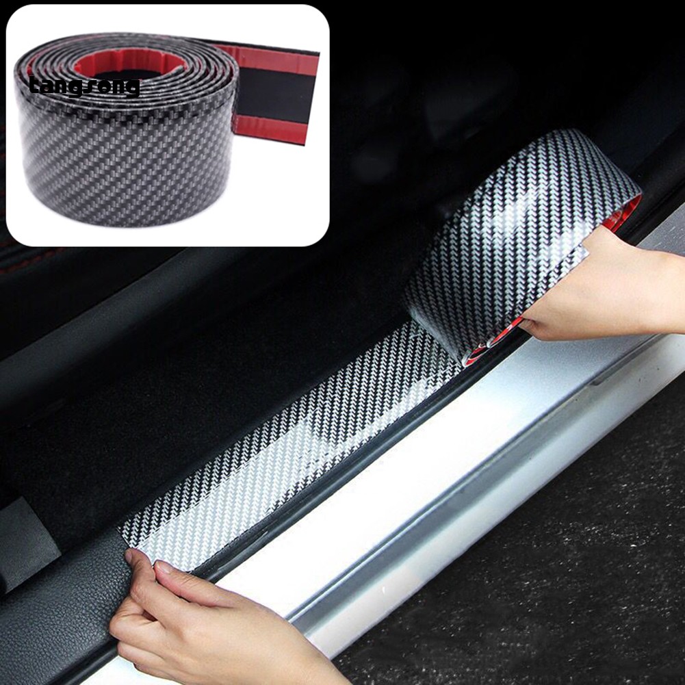 Miếng Dán Bảo Vệ Cửa Xe Ô Tô Chất Liệu Cao Su Và Sợi Cacbon