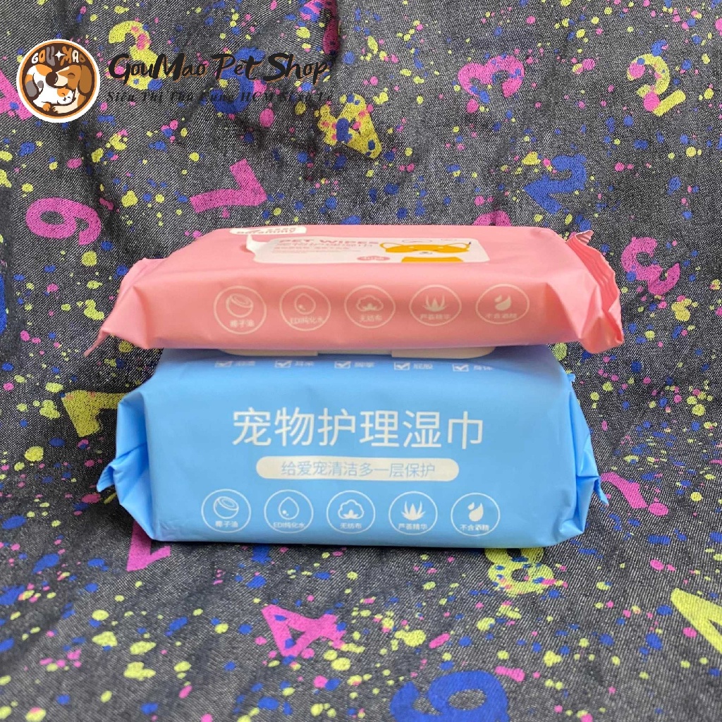 Khăn ướt đa năng borammy dành cho chó mèo - Goumao Pet