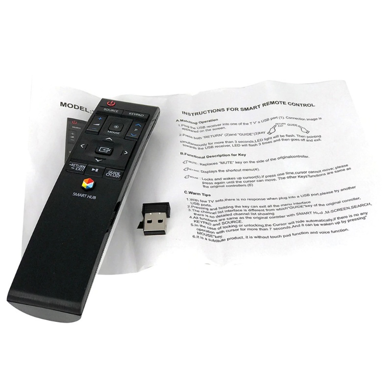 Điều Khiển Từ Xa Thay Thế Chuyên Dụng Cho TV Thông Minh Samsung UN40JU6700BN59-01221B Rmctp1Ap2 UA55JS8000W