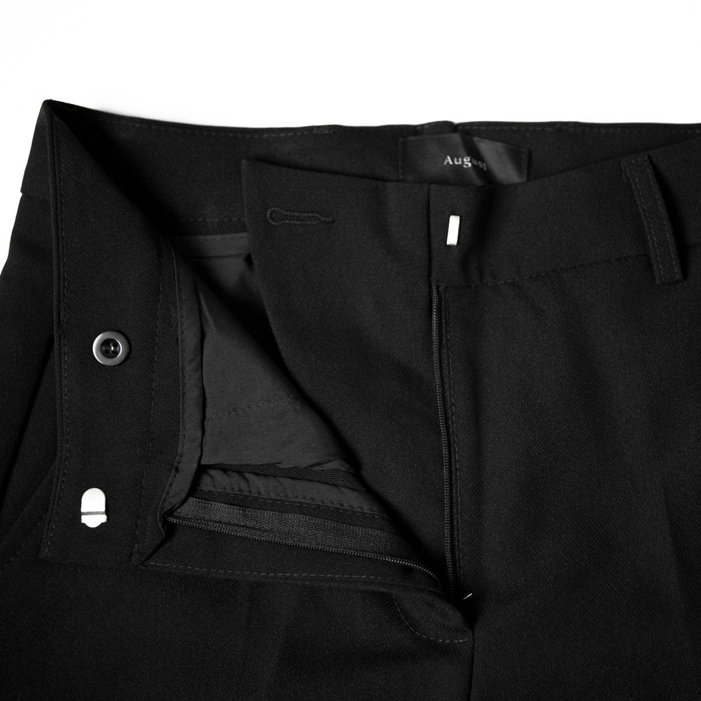 Quần Vải ống loe Basic Flare Trouser Black August QL2D | BigBuy360 - bigbuy360.vn
