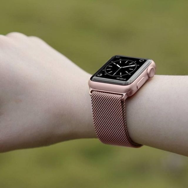 Dây đeo kim loại cho đồng hồ Apple Watch 3.8 4.0 4.2 4.4mm