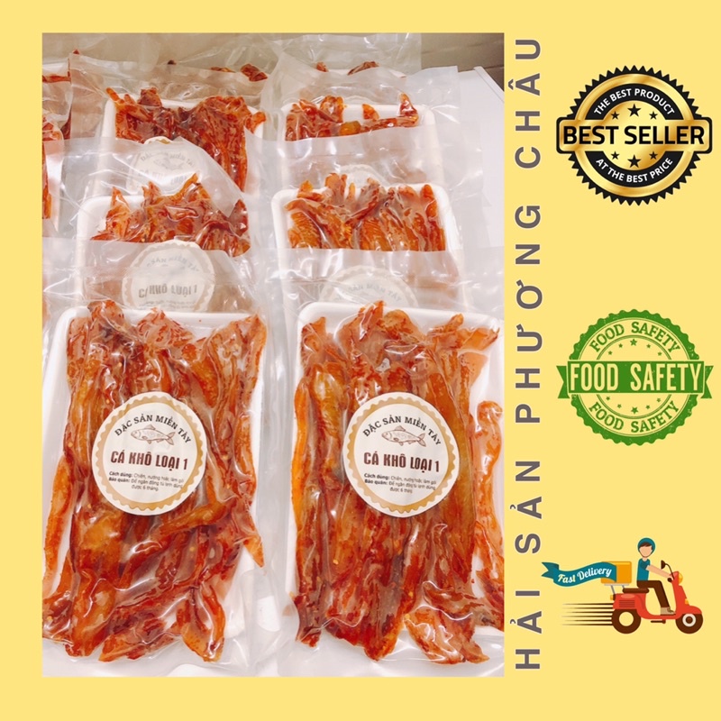 Khô cá lóc sợi miền tây đặc biệt thơm ngon 500g
