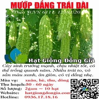 2Gram Hạt Giống Mướp đắng năng suất cao, dễ trồng