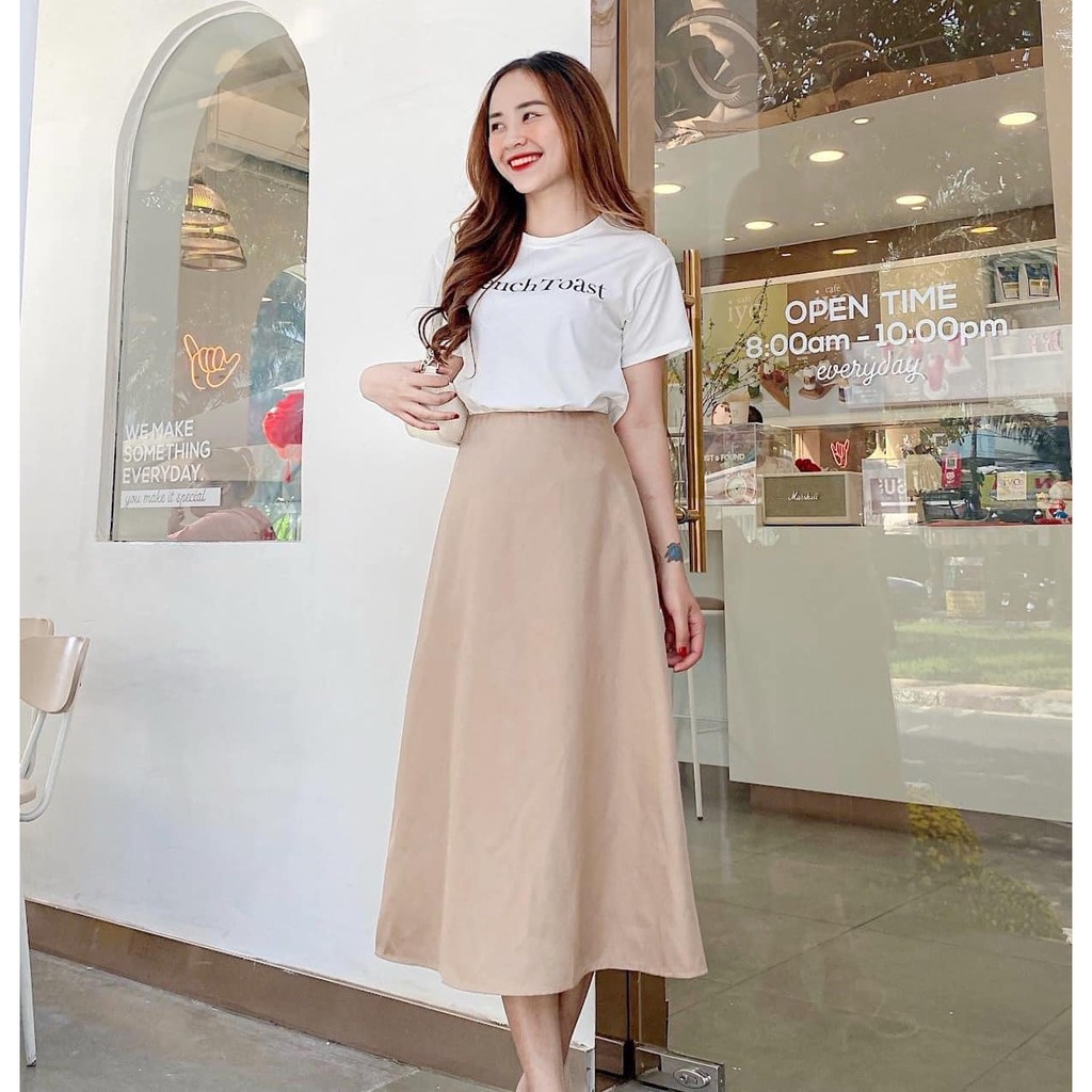 [Mã FADIRECT20 giảm 20K đơn 150K] Chân váy A dài | BigBuy360 - bigbuy360.vn
