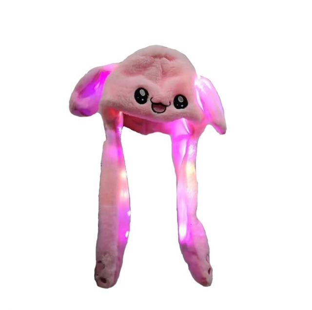 (có sẵn) Mũ tai thỏ có đèn led xinh xắn