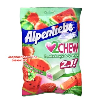 KẸO MỀM ALPENLIEBE HƯƠNG DÂU-DƯA HẤU 2IN1 GÓI 65 VIÊN