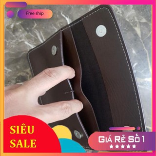 [RẺ VÔ ĐỊCH] Ví Đựng Giấy Tờ Xe Ô tô, Da Sang Trọng, Khắc Tên, Số ĐT, Biển Số Xe Theo Ý Khách Hàng - Hình Thật