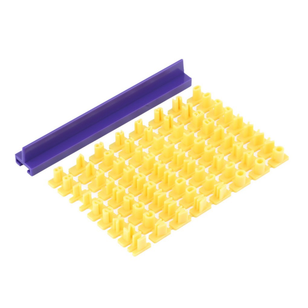 Khuôn nhấn bánh cookie/Pizza/ kẹo fondant hình bảng chữ cái