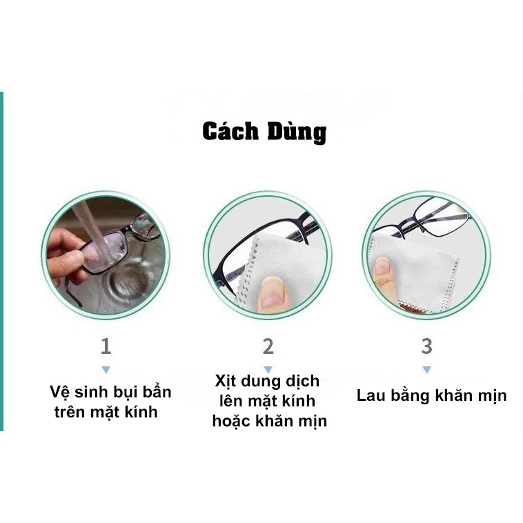 ⭐Có Video ⭐ Chai Xịt 120ml Chống Mờ Kính, Gương GSLS (Mua 2 Tặng 1)