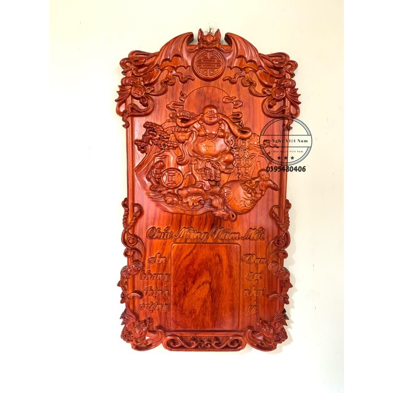 Đốc lịch tranh treo tường gỗ tự nhiên nguyên khối Hương Đình, tài lộc xum vầy - Nhiều mẫu mã, nhiều kích thước