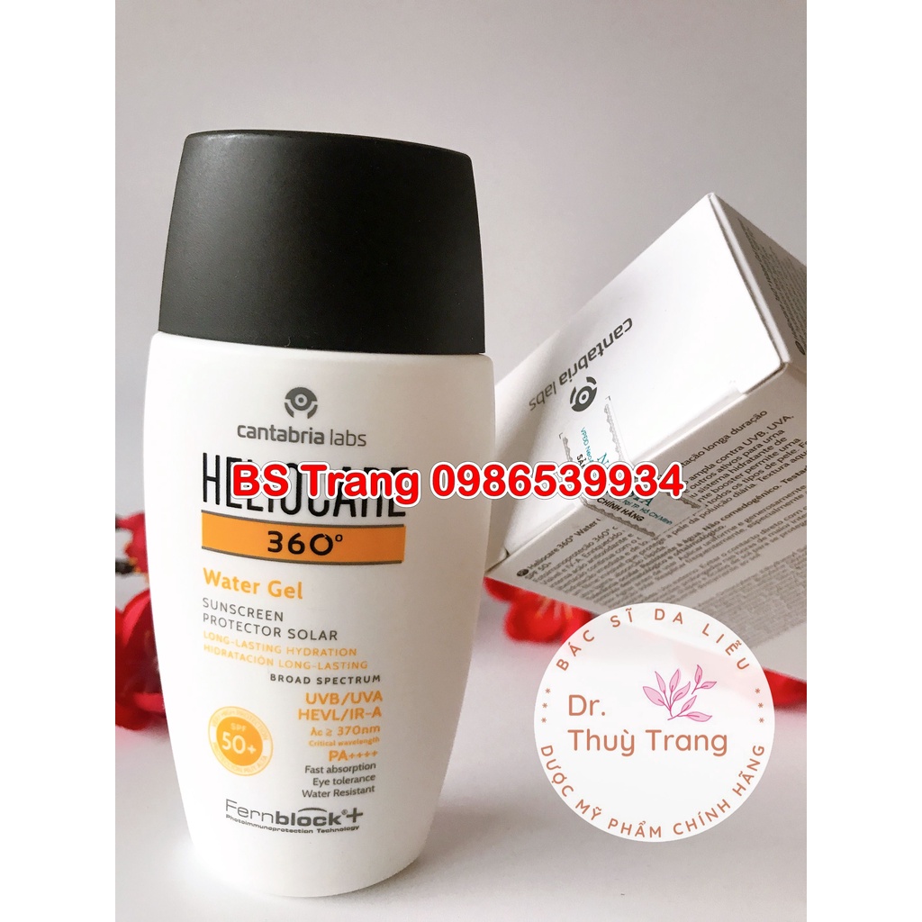 [HÀNG NHẬP KHẨU] Kem chống nắng Heliocare Water Gel SPF50