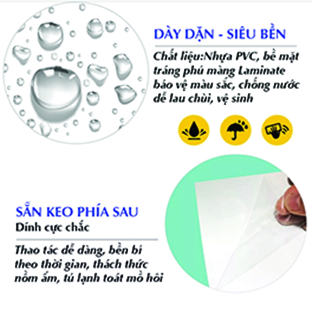Tranh 3D Dán Tường Phong Thủy Hữu tình, Decal Dán tường 3d, phòng ngủ hiện đại  - 1638TTN