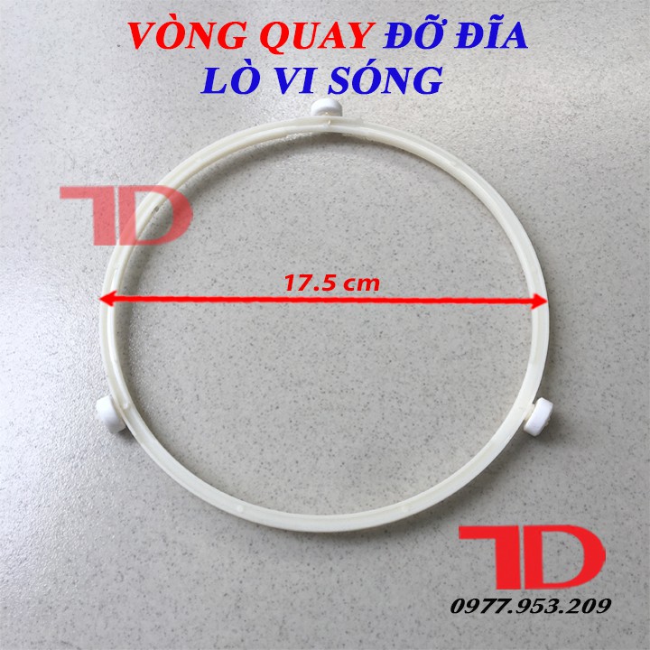 Vòng quay đỡ đĩa lò vi sóng loại tròn nhỏ 17.5cm