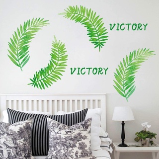 DECAL DÁN TƯỜNG LÁ XANH VICTORY