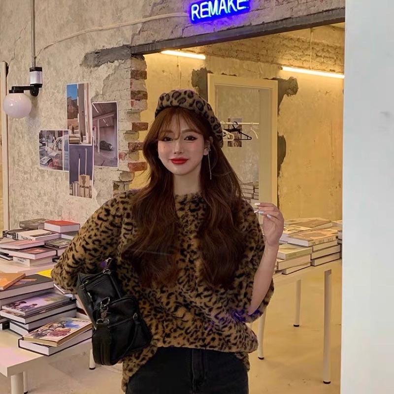 Áo lông beo siêu mềm mịn( Ảnh thật)