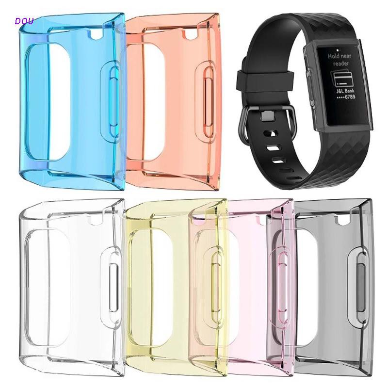 Vỏ Tpu Bảo Vệ Cho Đồng Hồ Thông Minh Fitbit Charge 3 / 4 (40Mm)