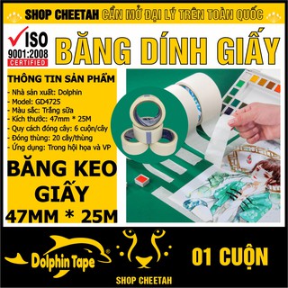 Băng Dính Giấy – Cố định tranh vẽ, chặn màu nước, kẻ chỉ sơn tường và ghi nhãn nhớ