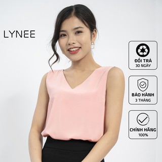 Áo sát nách nữ LYNEE cổ tim vải lụa mềm mịn - SN01