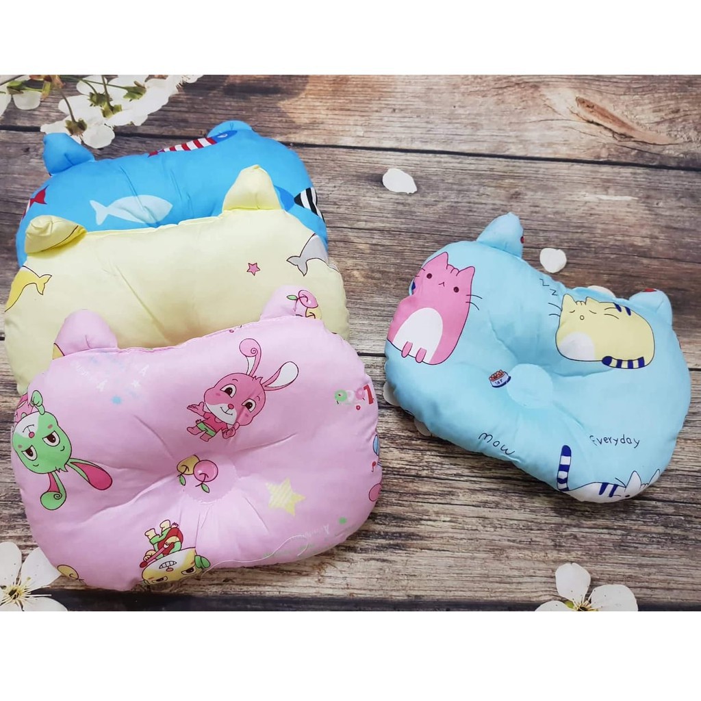 [ mềm mịn ] Gối lõm sơ sinh cotton, hàng Việt Nam chất đẹp ( sỉ, lẻ )