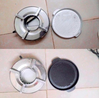 Combo bếp cồn+ chảo gang