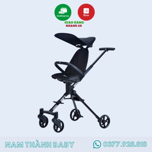 [Mã 267FMCGSALE giảm 8% đơn 500K] FREE SHIP !!! Xe đẩy 2 chiều cao cấp Joovy Qatta S113 - ĐEN