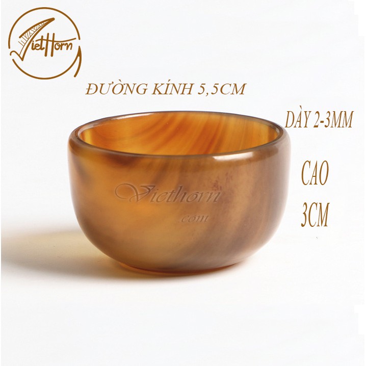 CHÉN SỪNG TRÂU DÙNG UỐNG TRÀ/RƯỢU/THANH NHIỆT GIẢI ĐỘC VIETHORN