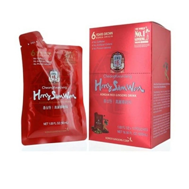 Nước Hồng Sâm Won KGC Chính Phủ Cheong Kwan Jang hộp 30 gói x70ml