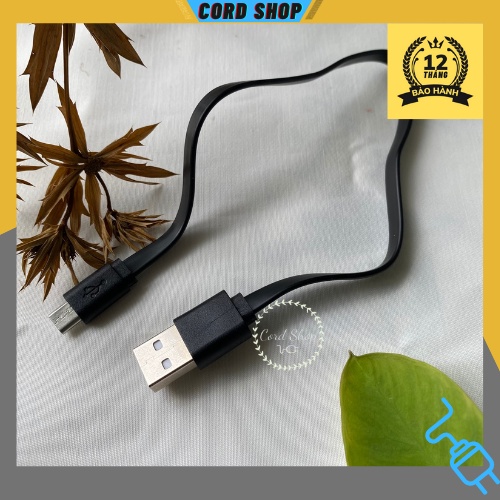 Dây sạc Micro siêu ngắn 25 cm, dòng máy Android, cáp sạc Samsung, Oppo,Xioami,..