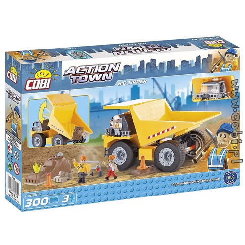 Bộ Xếp Hình Xe Ben Công Nghiệp COBI - 1665 Not Lego