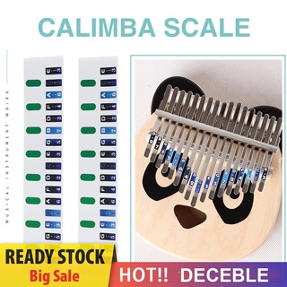 Set 2 Miếng Dán Trang Trí Đàn Kalimba Độc Đáo
