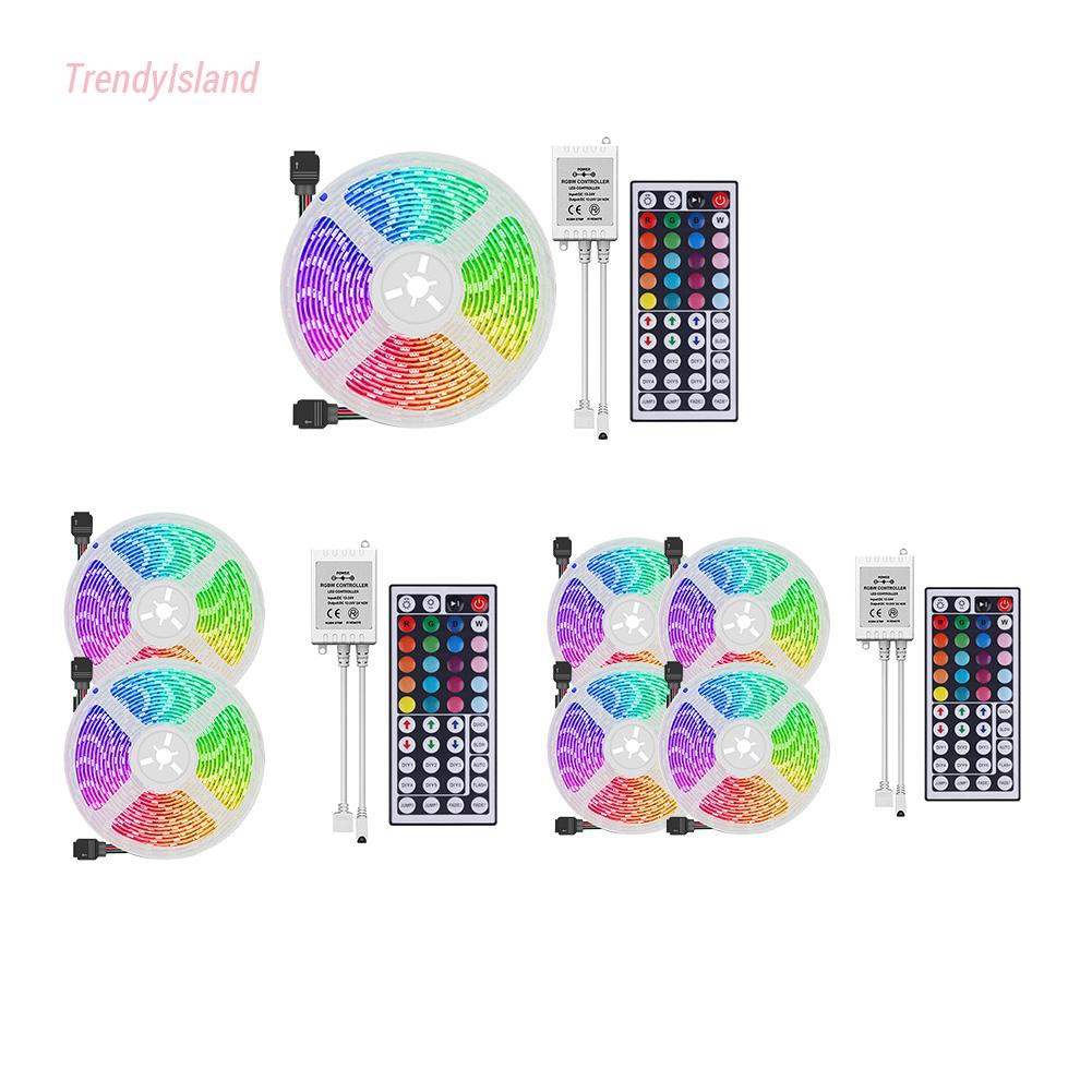 FLEXIBLE Cuộn Dây Đèn Led 3528 Rgb Kèm Điều Khiển Từ Xa